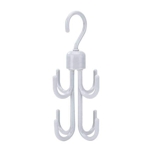 Colgador De Cinturones | Soporte Resistente con 360 Grados Y Cuatro Ganchos | Colgador de Camisetas sin Mangas,para Toalla, Abrigo, Sombrero, Bufanda, Bolso Y Corbatas