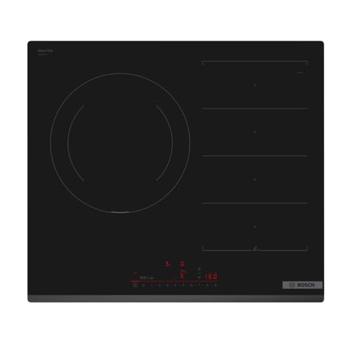 BOSCH PVJ631HC1E Plaque de cuisson à induction 60 cm Série 6 Induction et zone 28 cm Electronics DirectSelect PerfectFry Home Connect Noir