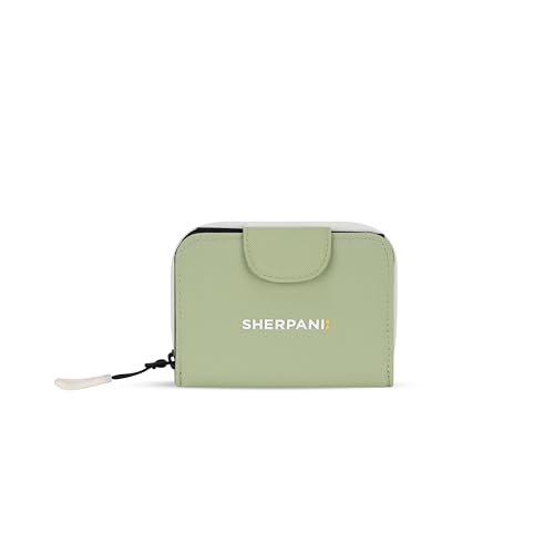 Image of Sherpani Barcelona, Nylon Bifold Zipper Pocket Wallet for Women, Travel Bag, RFID Protection