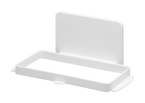 ライクイット (like-it) キッチン 小物収納 マグネット収納 強力マグネット ゴミ袋ホルダー (吸盤付き) ホワイト 冷蔵庫に貼り付けOK Mag-On 8071のサムネイル