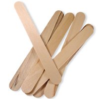 Bulk Medium Wood Eye/Lip Wax Spatula Applicator 5.5 x 1/4in 10,000 Pieces