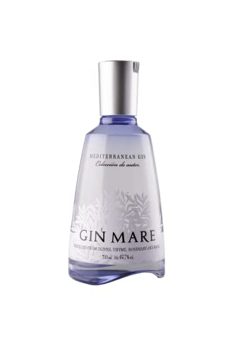 Gin Mare - Der mediterrane Gin - würzig-aromatisch inspiriert von der einzigartigen Geschmackswelt der Mittelmeerregion - 0.7L/42.7{137e565920da47d88f7b4a1ac06e35a76d397e09cbd5c7799f8bd2f49a7b48aa} Vol.