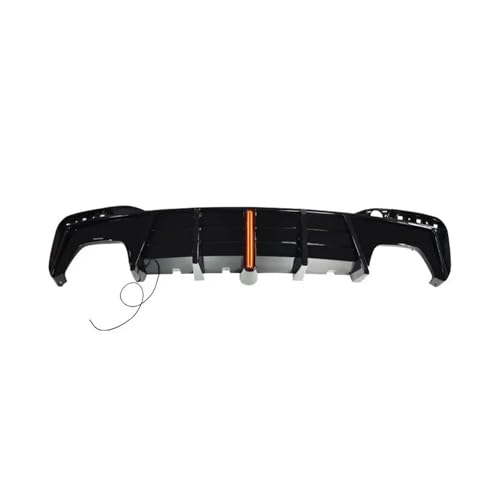 Diffuseur arrière pour BMW G30 style MP finition noir brillant premium avec feu LED
