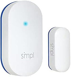 SMPL Door Sensor, Add-On for Alerts System, Monitor your Door/Window/Cabinets/Drawers, Add up to 20 Sensors, Simple to Install, Signal up to 250ft, Live Technical Support