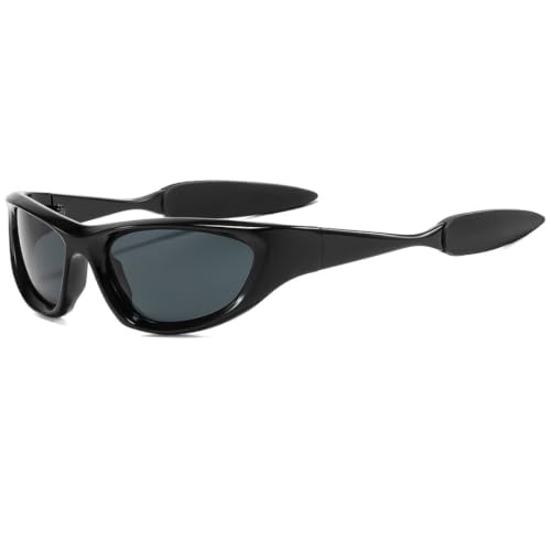 Lunettes de soleil sport de plein air protection UV400 et monture noire