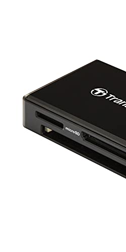 Image of Transcend ‎ TS-RDF9K2 UHS-II USB 3.1 Gen 1 High-Speed Performance of SDXC /SDHC UHS-II Memory Cards Multi Card Reader USB Type-A, Black