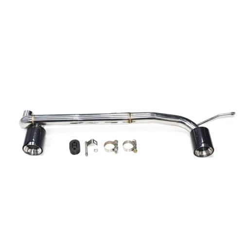 Terminales de escape duales en fibra de carbono de 54mm para modelos BMW F32 y F33