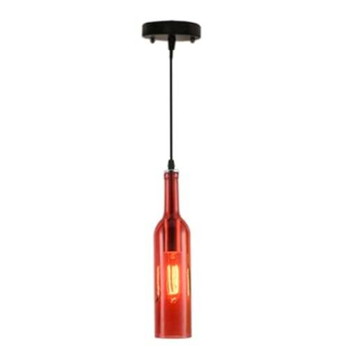 Lustre créatif bouteille de vin pour éclairage ciblé de bar