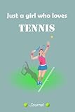 radar tennis gun  Just a girl who loves tennis: Lined Notebook Journal For Tennis Lovers, Cute Tennis Notebook Journal Gift Ideas For Birthday, 110 pages, 6 x 9 inch.