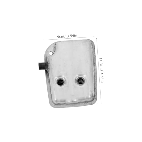 Silenciador para cortacésped con material resistente al calor 2