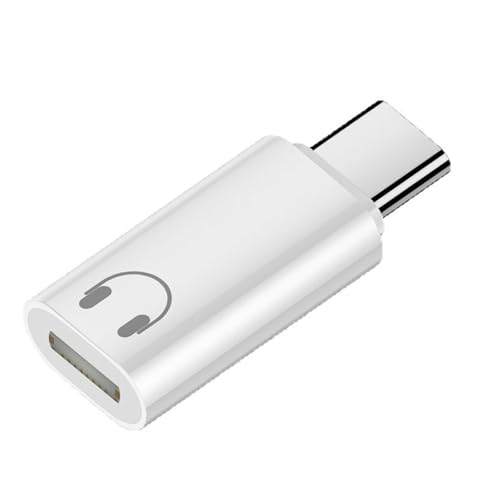Adaptador de auriculares tipo C a 8 pines macho a hembra de 8 pines para tabletas y teléfonos