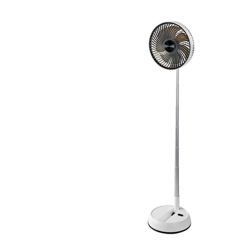 Ventilador de pedestal para acampar plegable y silencioso de 92 cm