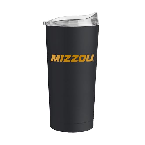 Image of Logo Brands NCAA 20 oz Powder Coat Stainless Tumbler -Double-Wall Insulated Everday Tumbler for Hot or Cold Drinks, High Lip Lid, Team Color