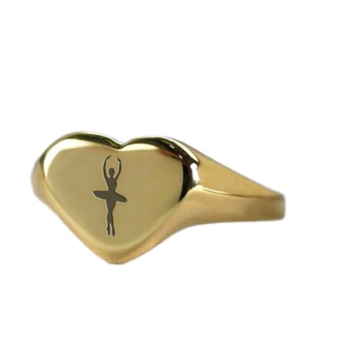 Bague ballerine cœur hypoallergénique en Argent 925 pour peaux sensibles