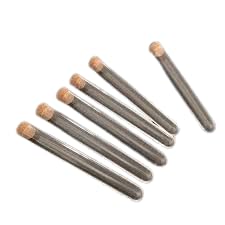 Borosilicate Glass Test Tube 25 x 150 mm Round Bottom with Wooden Cork with Rim, Pack of 6 (B0DCZ1Q2QB) Amazon Price History, Amazon Price Tracker
