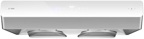 FOTILE Pixie Air UQG3602 36” Stainless Steel Under Cabinet Range Hood, 850 CFMs Kitchen Over Stove Exhaust Vent with LED Lights Dual AC Motors, Motion Control and Touchscreen