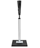 Zdgao Portable Batting Tee for Baseball/Softball, Height Adjustment 25'-37' Hitting Tee with Removable Rubber Top, Heavy Duty Base for Practice and Training