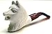 Meerschaum Pipes- Mini Hand Finished Wolf