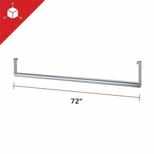 Lorell LLR69877 Wire Shelving Garment Hanger Bar by Lorell - Image 3