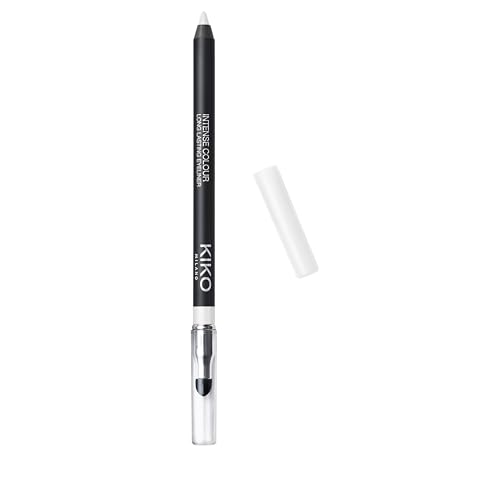 KIKO Milano Intense Colour Long Lasting Eyeliner 01, Lápiz Para La Parte Externa Del Ojo Con Una Mina Intensa Y Deslizable De Larga Duración