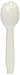 Mini Plastic Taster Spoons (100 Count) White