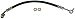 Dorman H622654 Rear Driver Side Brake Hydraulic Hose Compatible with Select Hyundai Models