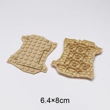 Classic Building Plate Bulk, plantForest Scene Assembly Parts 30 Piece, Compatible with Lego Parts and Pieces:(Colour:Tan)