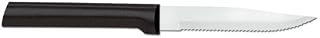 Rada Cutlery Serrated Steak Knife – Stainless Steel Blade With Black Stainless Steel