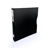 Keepfiling 11 x 14 Binder, 4-Ring, 1.5 inch D-rings, Black, Archival Safe