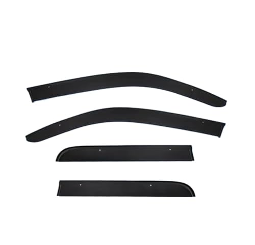 Déflecteur de fenêtre pour Amarok 2011-2021 avec garnitures chromées
