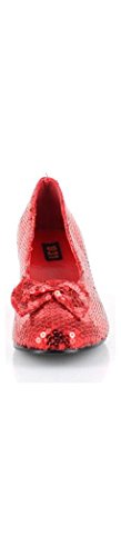 ELLIE Judy Sequin (Red) Adult Shoes - 9