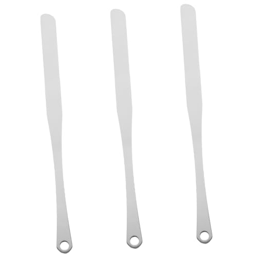 FOYTOKI Stainless Steel Makeup Mixing Tools Portable Makeup Palette Spatula for Foundation