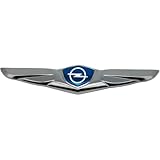 XIAOBINGFA Auto Aufkleber Abzeichen für Opel Vauxhall Vectra 2000-2009, 3D-Metallaufkleber Emblem Badge Sticker Wasserdicht Tuning Dekorative Sticker,Blue