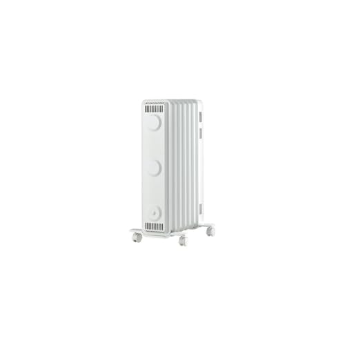 ewt Öko- Radiator NOC eco 15M, Zusatzheizung für kleine Räume, inkl. 3 Heizstufen, mobil dank Rollen & Griffmulden, Heizung mit Rippenaufbau für gleichmäßige Wärme, 1500 W, Weiß-5