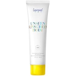 Supergoop! Unseen Sunscreen Body SPF 40 - Clear & Invisible Sun Protection - 3.4 fl oz - Weightless & Scentless - Water & Sweat Resistant - For All Skin Types