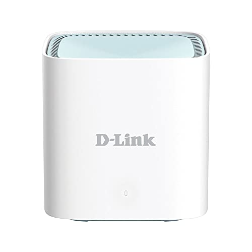 D-Link Sistema de malla WiFi 6, AX1500 Ai Series 802.11AX Smart Home Dual Band Gigabit Gaming Wireless Internet Network (M15) Blanco