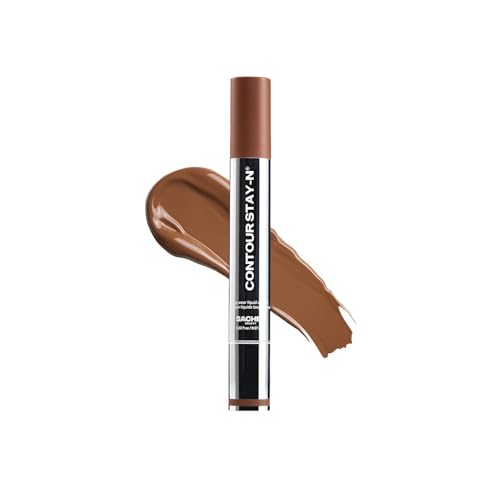 Sacheu Liquid Contour STAY-N Long Wear Bronzer Cream Contour Makeup — Long Lasting, Blendable, & Lightweight Formula — Vegan & Cruelty-free, Giving Sass