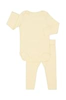 Bonds Baby Pointelle Long Sleeve Bodysuit And Legging Set, Post Yellow, 2 (18-24 Months)