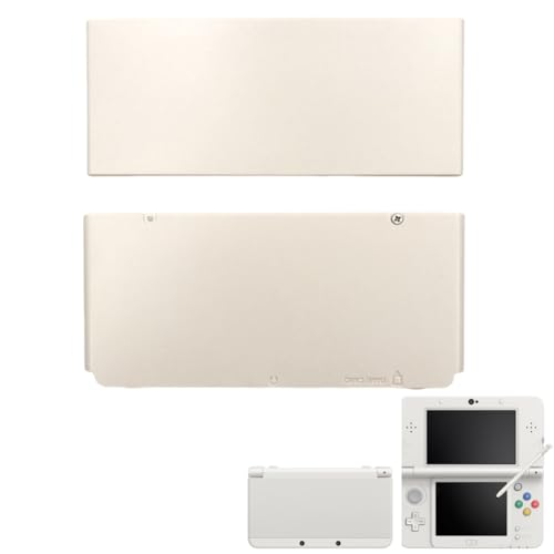Image of Front Back Housing Shell Case Cover Top /Bottom Faceplate Plates Replacement for Nintendo New 3DS Console (White)