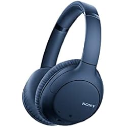 Sony Noise Cancelling Headphones WHCH710N: Wireless Bluetooth Over the Ear Headset with Mic for Phone-Call, Blue (Amazon Exclusive)