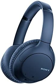 Sony Noise Cancelling Headphones WHCH710N: Wireless Bluetooth Over the Ear Headset with Mic for Phone-Call, Blue (Amazon Exclusive)