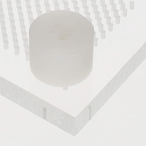 Plantilla Olympus Spiral Maker The Beadsmith de nailon blanco con pin de metal 3