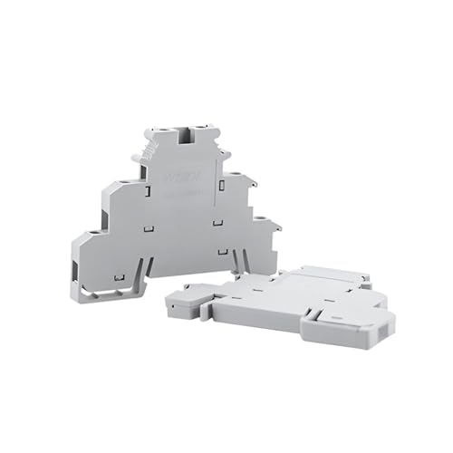 10Pcs DIKD-1.5 Din Rail Terminal Block Three-Layer 3-Level Sensor Actuator Triple Wire Connector DIKD1.5 Wire Conductor