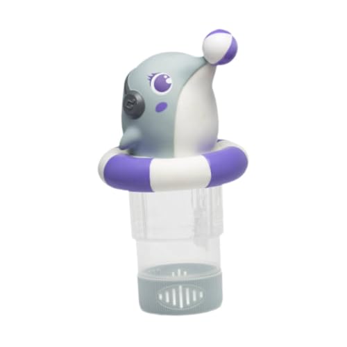 ＡＷＨＡＯ Dispensador de Productos químicos para Piscinas, dispensador de Productos químicos Flotante, Soporte para tabletas Flotante, liberación Ajustable para