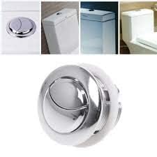4Seasons"Efficient Dual Push Flush Round Head Button for 38mm Lid Cover Hole in Toilets" 1