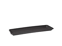 Artevasi, VENEZIA RECTANGULAR SAUCER 60CM ANTHRACITE