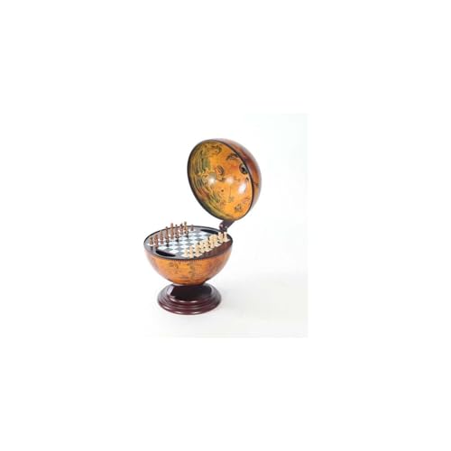 Maykoosh Tribal Treasures Red Globe with Chess Holder and Round