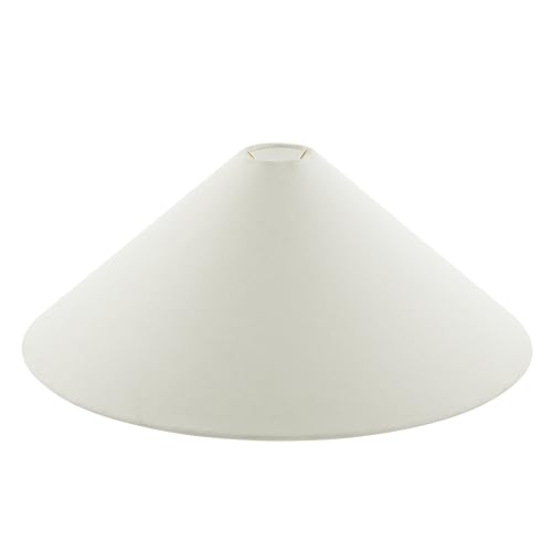 Aspen Creative 32074,Hardback Empire Transitional Spider Lamp Shade in Off-White