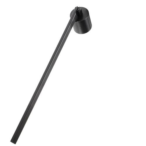 Cabilock Elegant Black Candle Snuffer Tool Iron Candle Extinguisher Lightweight Design for Portable Use and Finish