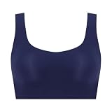 sloggi(スロギー) ゼロフィール ハーフトップ 下着 レディース ブラジャー ノンワイヤー 00YA(トゥルーネイビー) Lサイズ